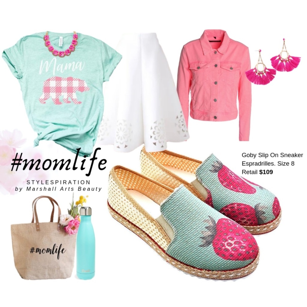 🍓"Goby Berries" Espadrille slip-on sneakers